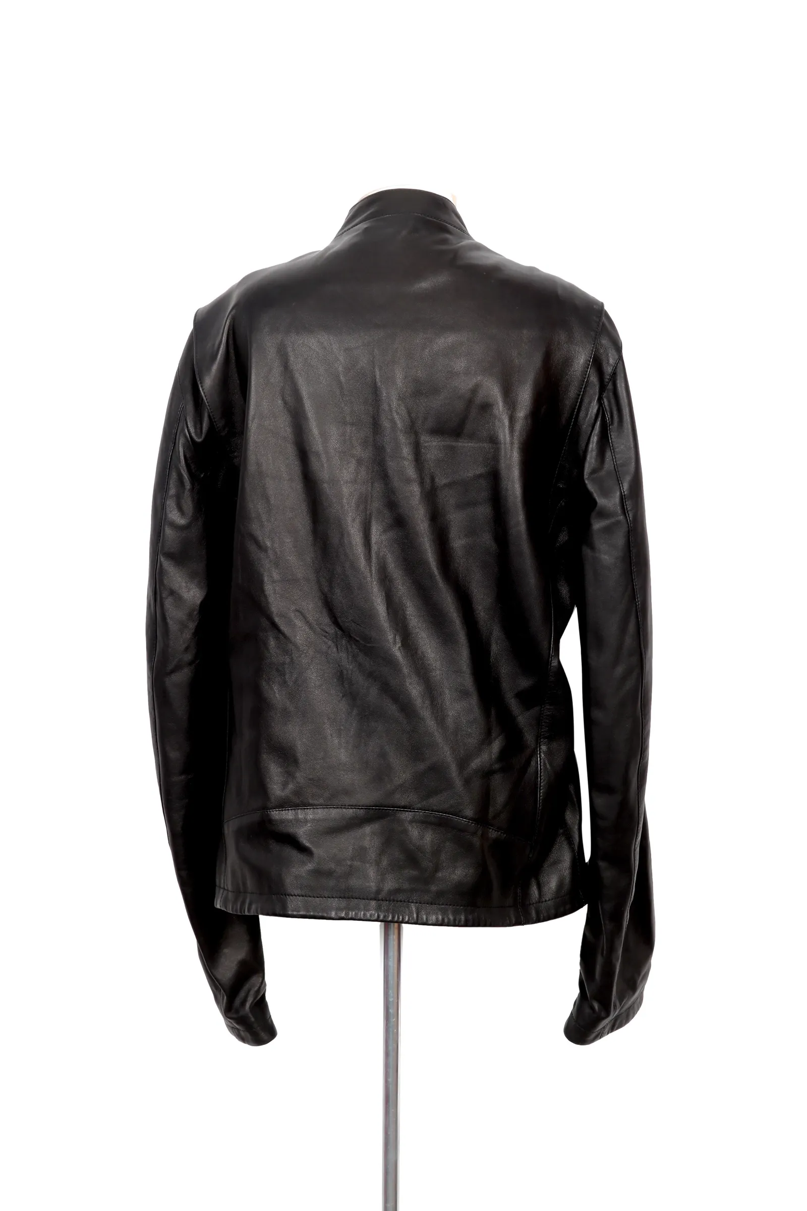 Dolce & Gabbana Black Lambskin Jacket