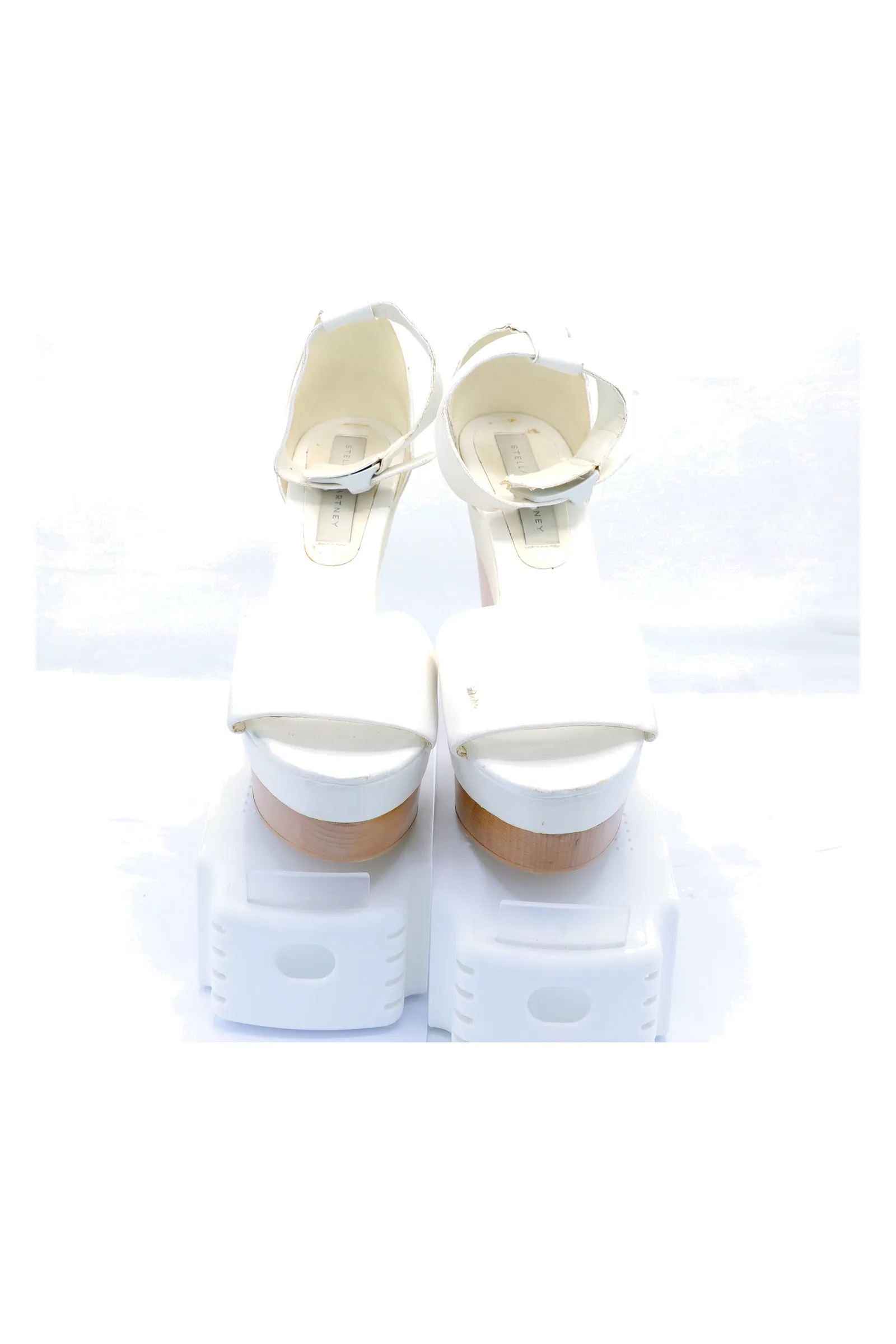 Stella McCartney White Leather Sandals