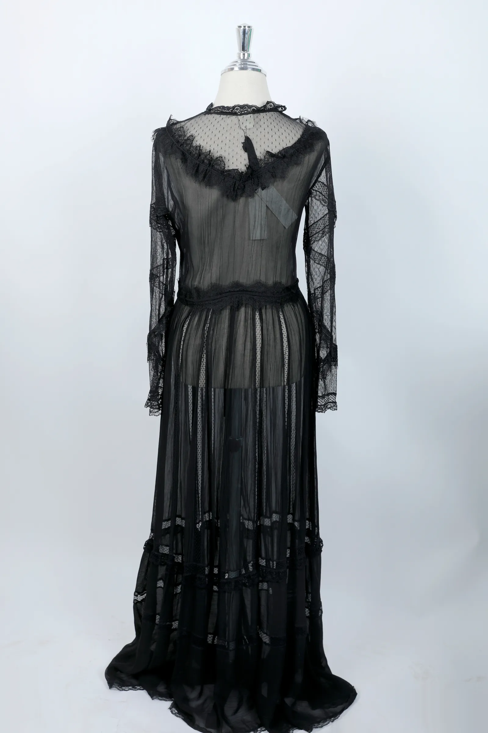 Pinko Black Floral Maxi Dress