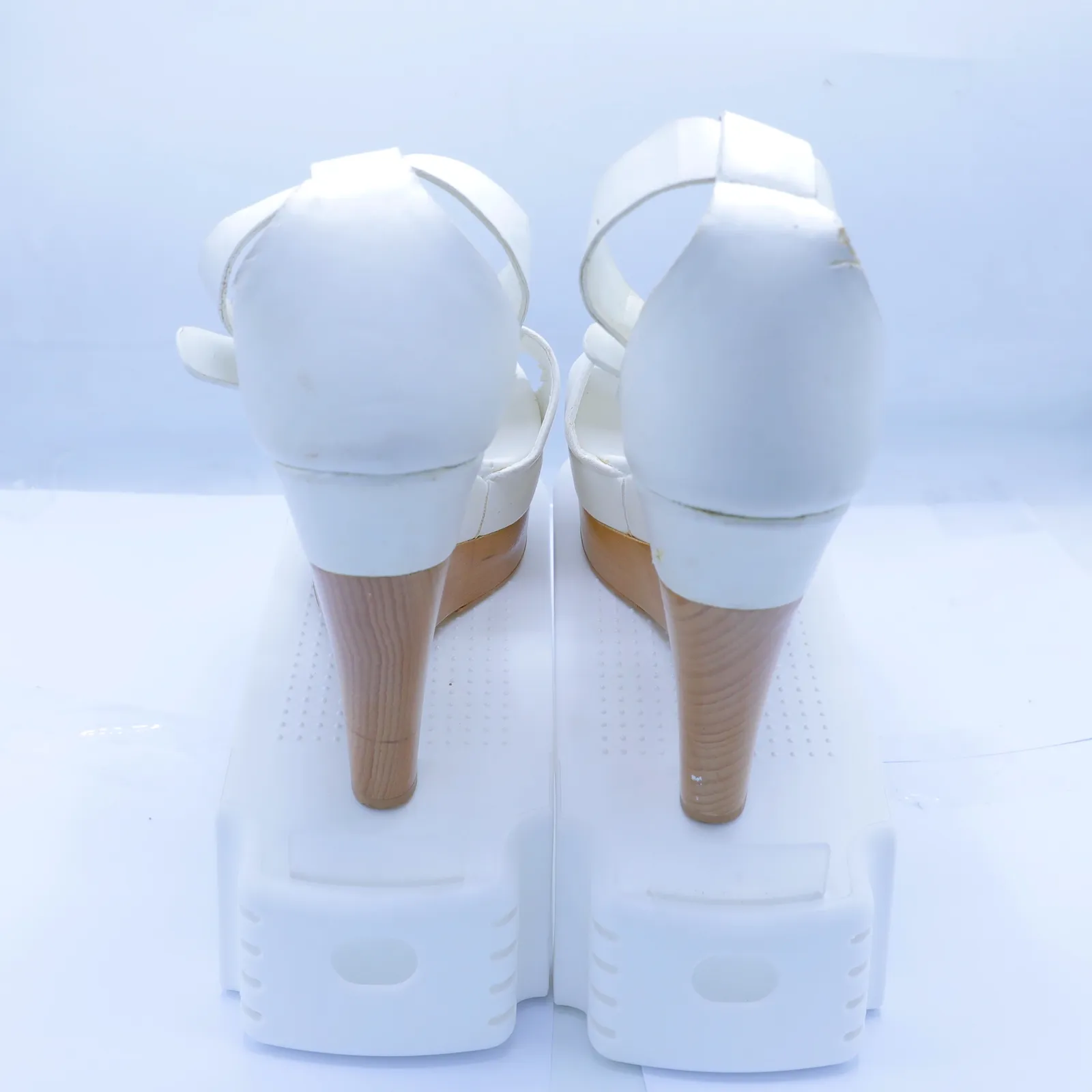 Stella McCartney White Leather Sandals