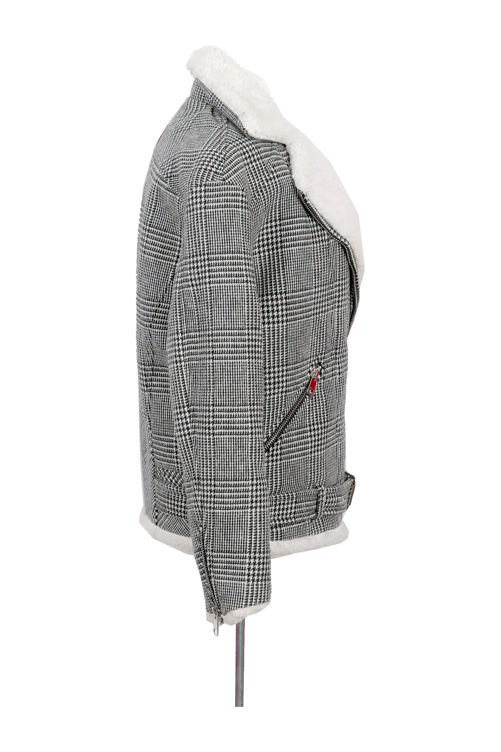 Ermanno Scervino Grey Check Jacket
