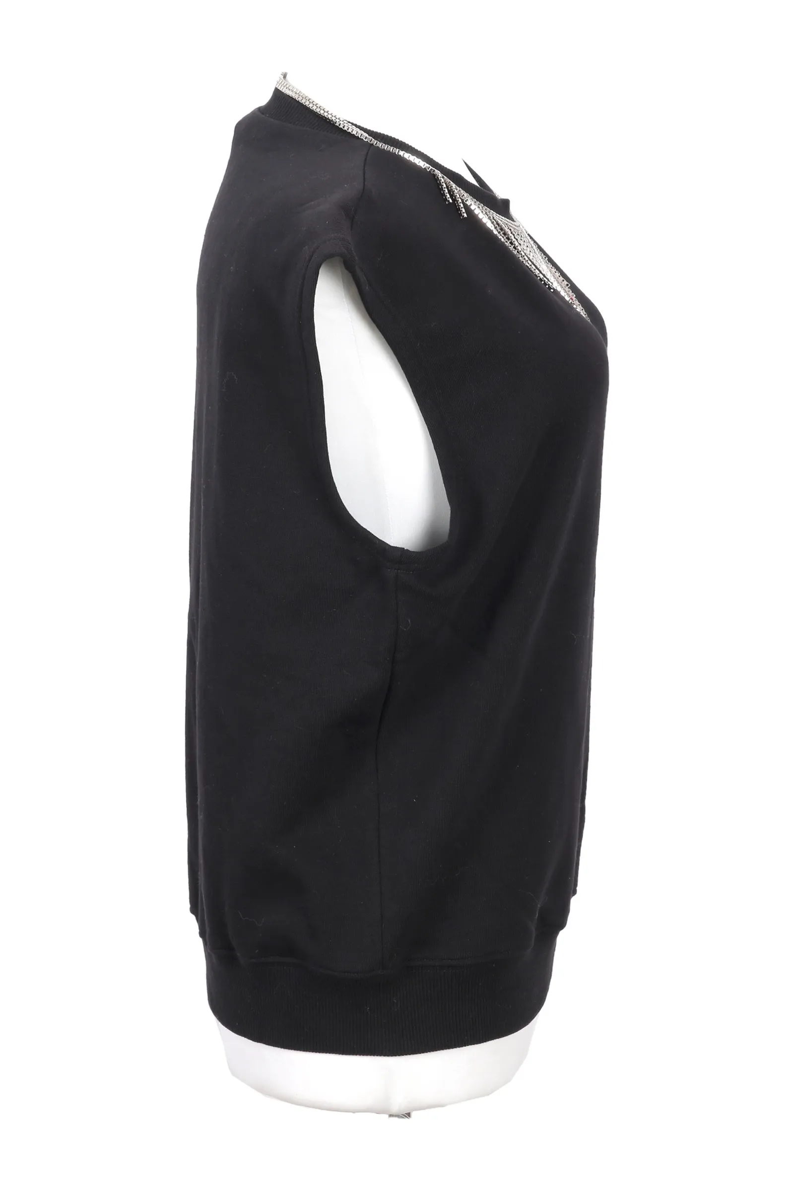 Yves Saint Laurent Black Embellished Top