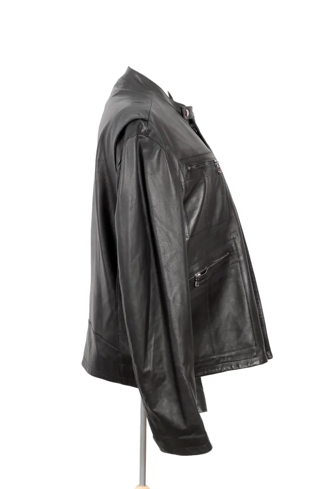 Dolce & Gabbana Black Lambskin Jacket