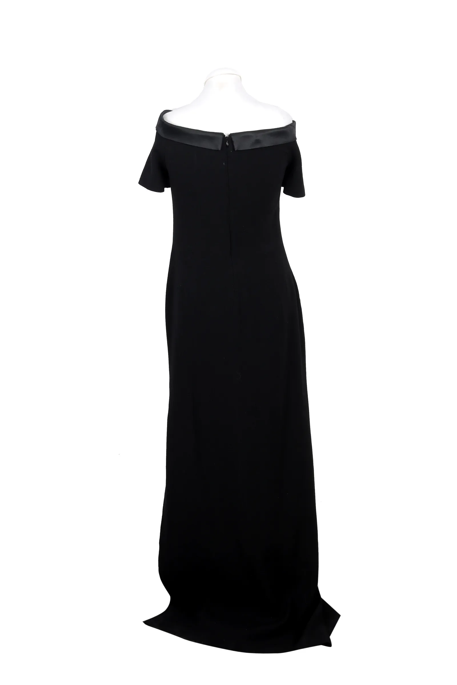 Grace Black Wool Gown