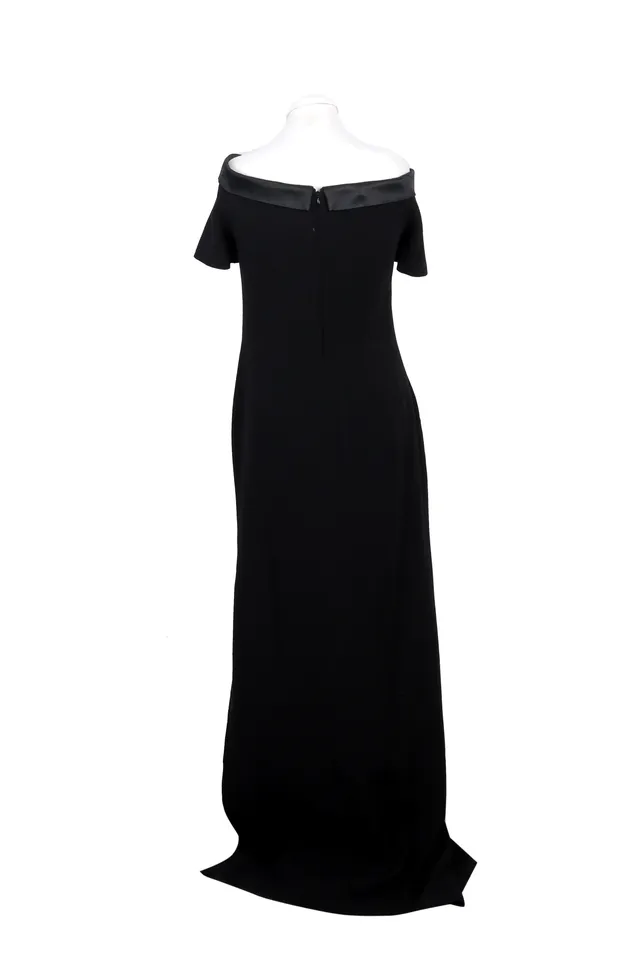 Grace Black Wool Gown