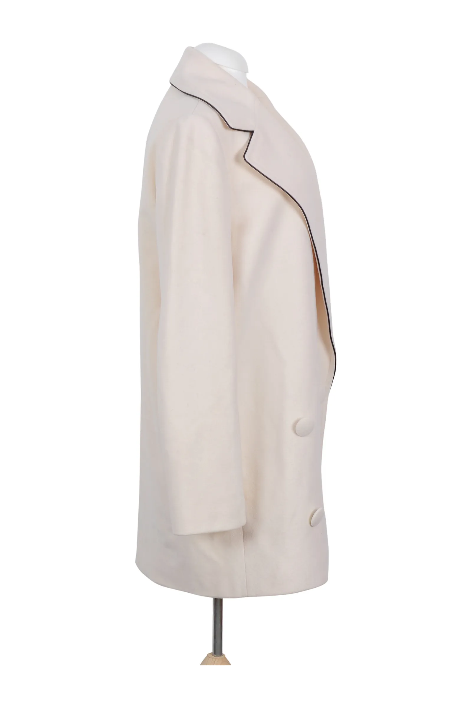 Stella McCartney Ivory Wool Coat