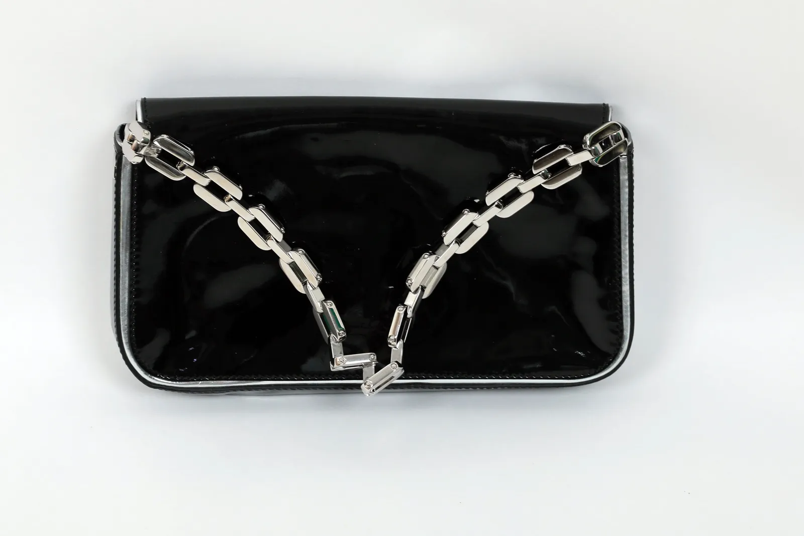 Fendi Black Logo Print Handbag