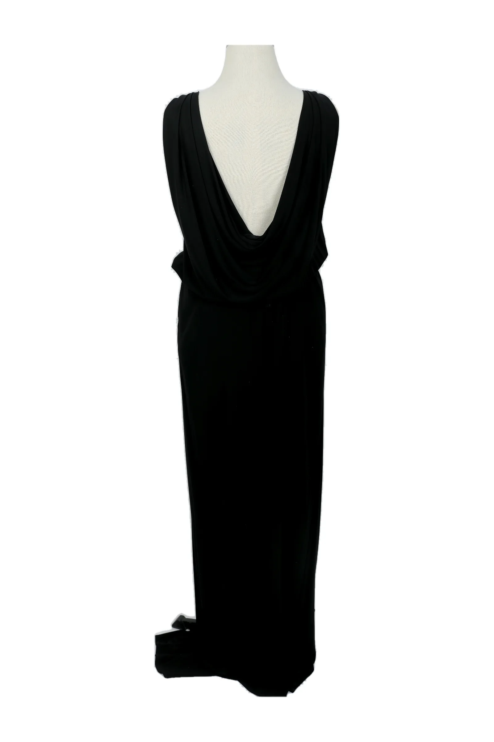 Moschino Black Viscose Maxi Dress