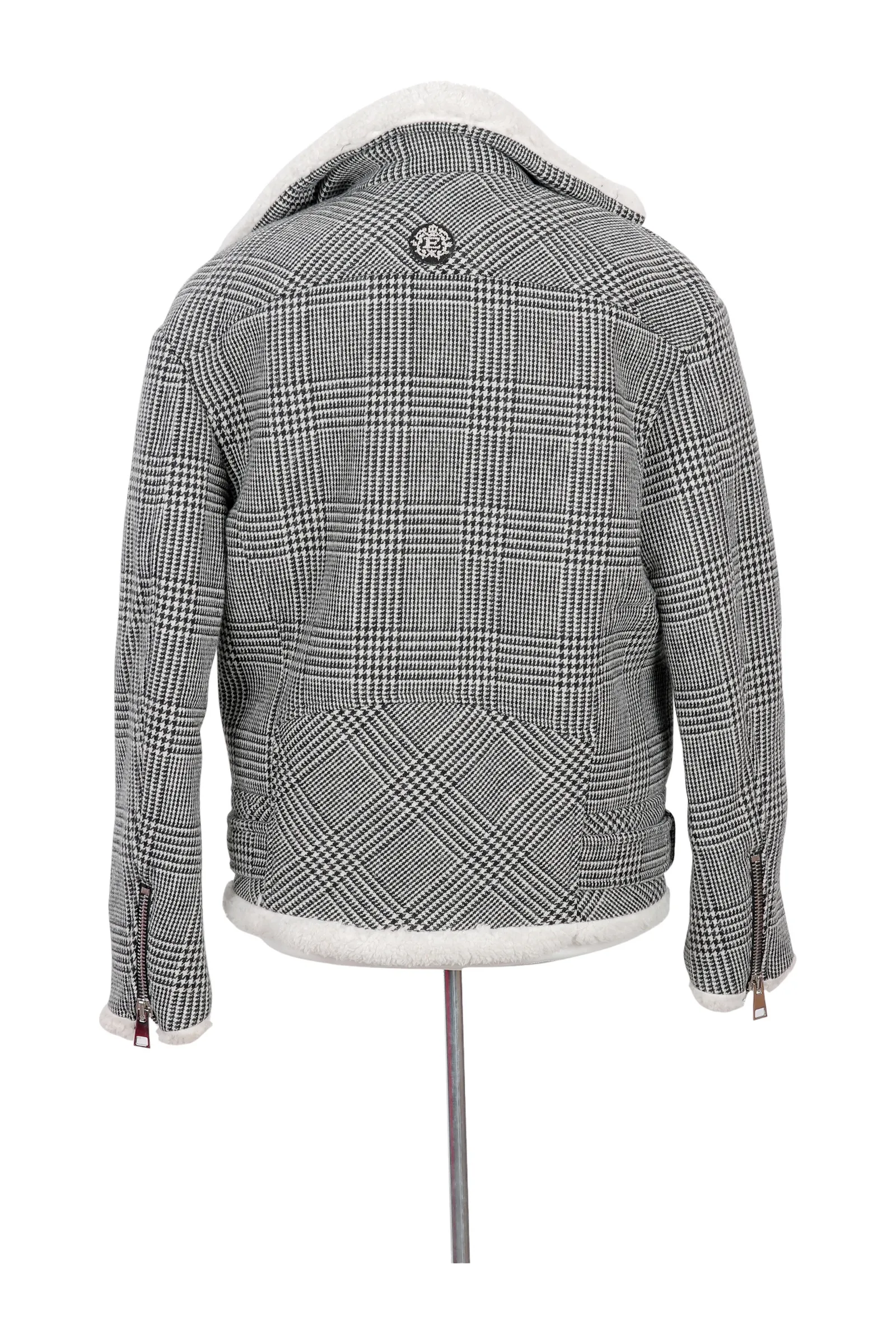 Ermanno Scervino Grey Check Jacket