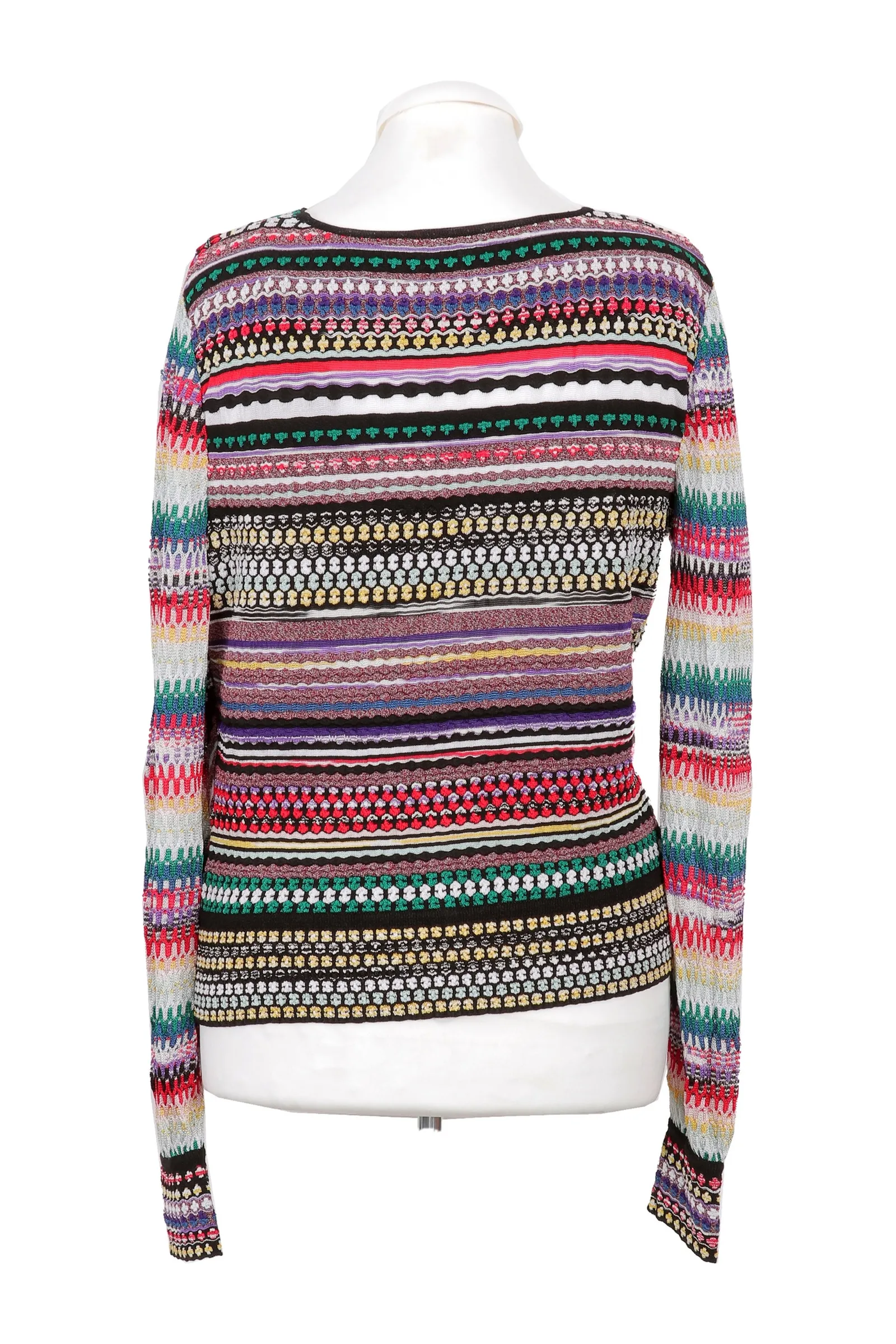 Missoni Multicolored Ribbed Knit Top