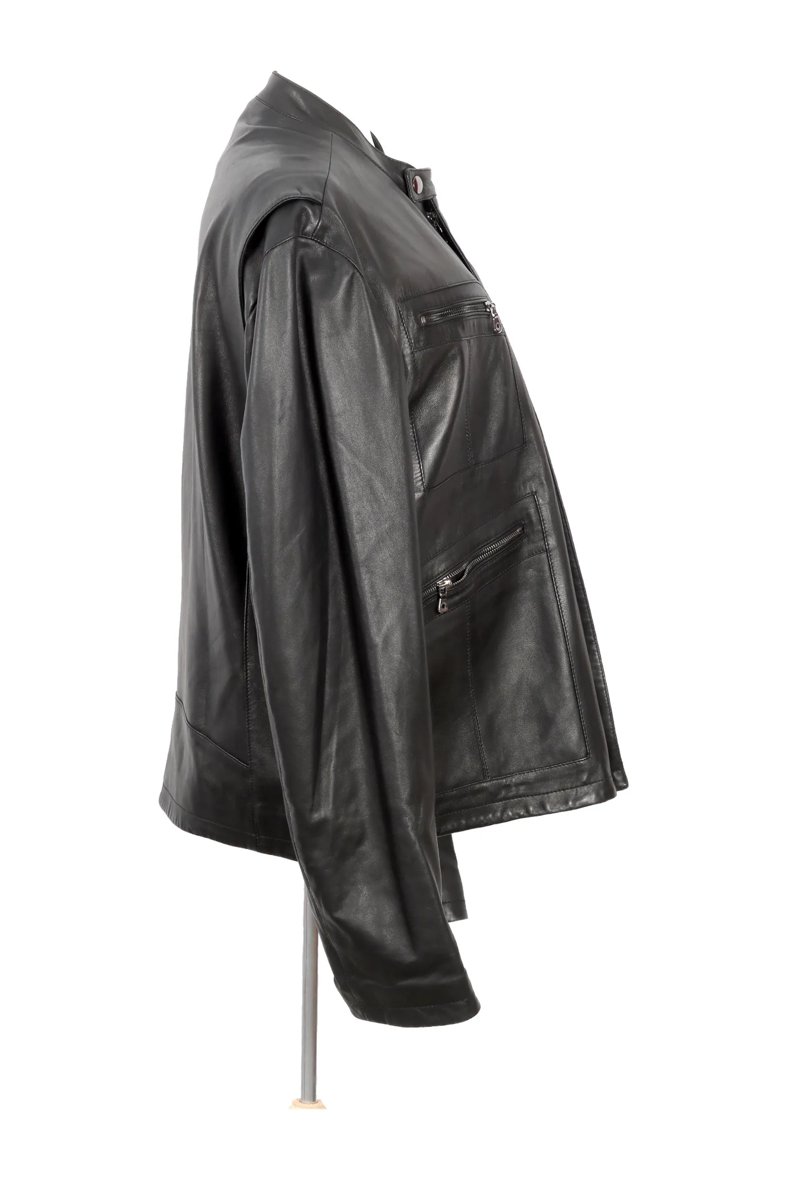 Dolce & Gabbana Black Lambskin Jacket